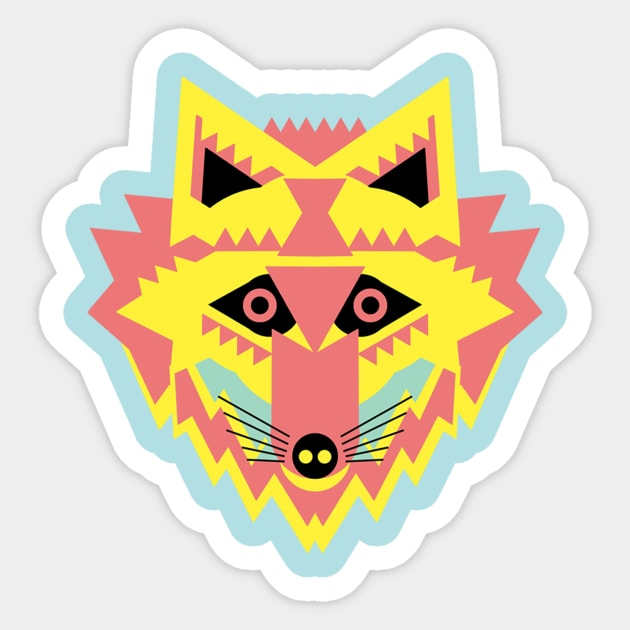 Original Fabulous Fox Sticker by AnimalMagic
